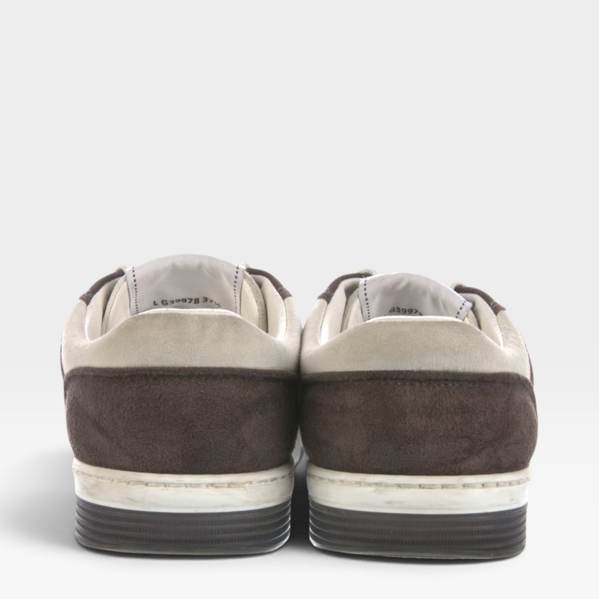 Chanel Interlocking CC Logo Suede Sneakers