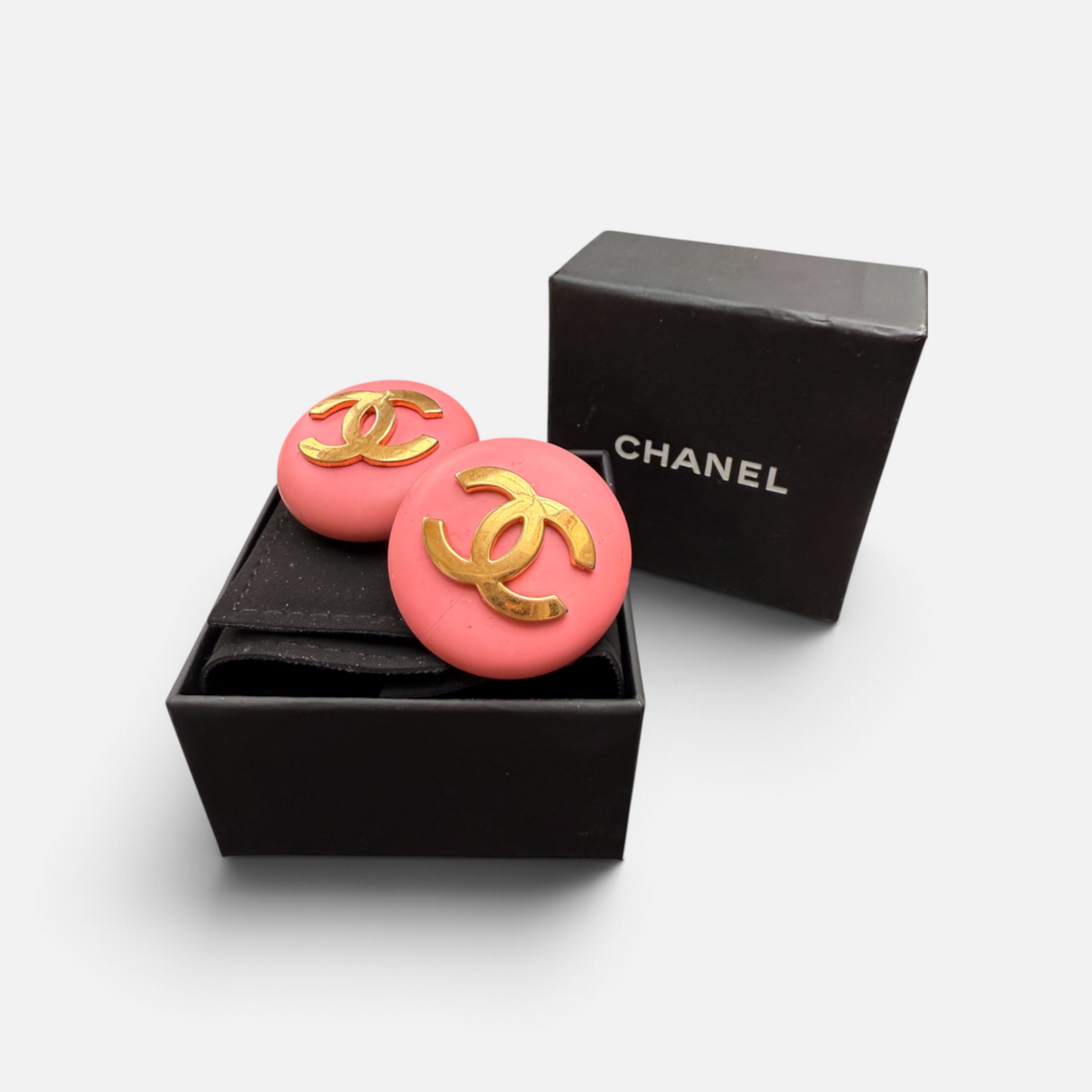 Chanel 1985 Barbie Clip Earrings