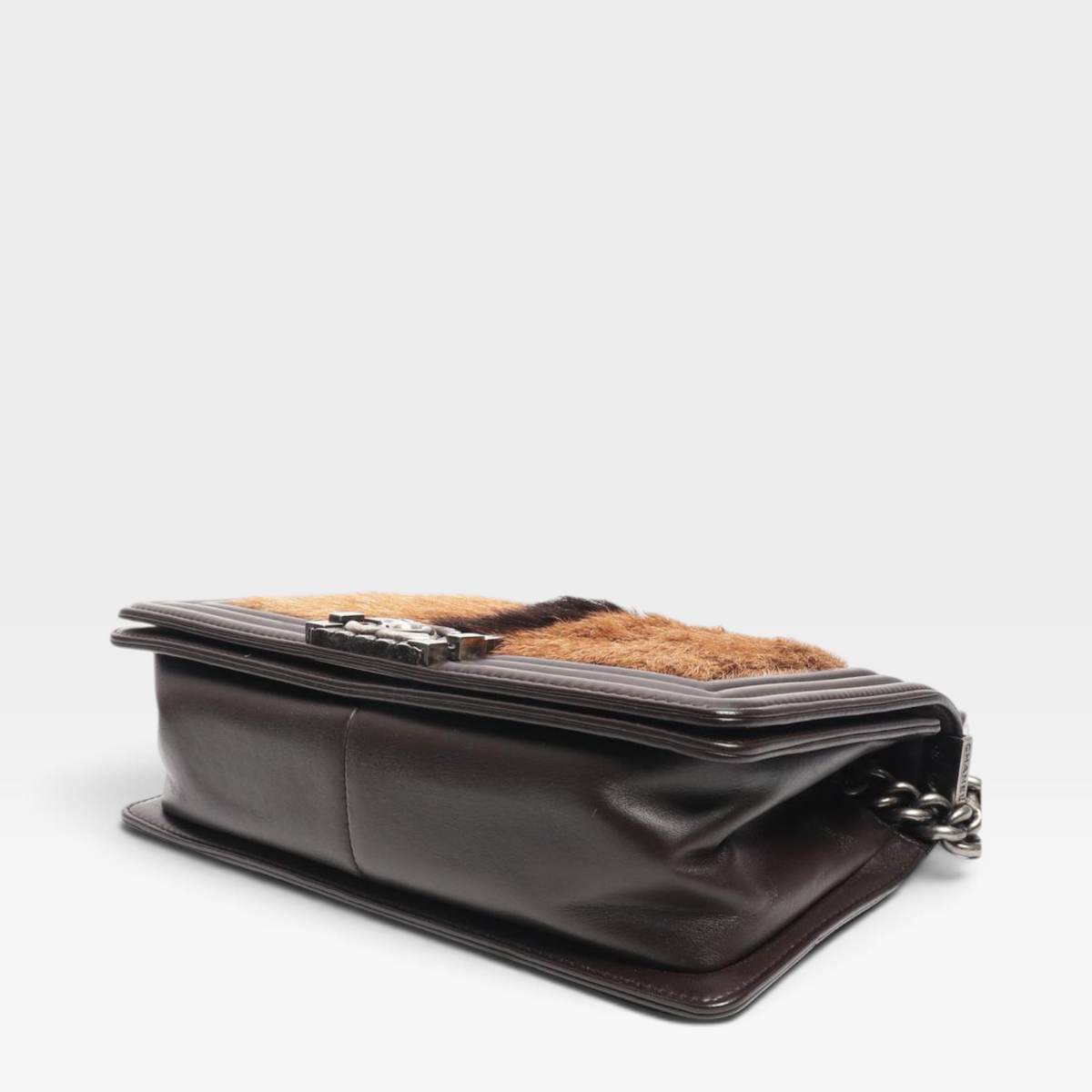 Chanel Lambskin & Pony Boy Bag