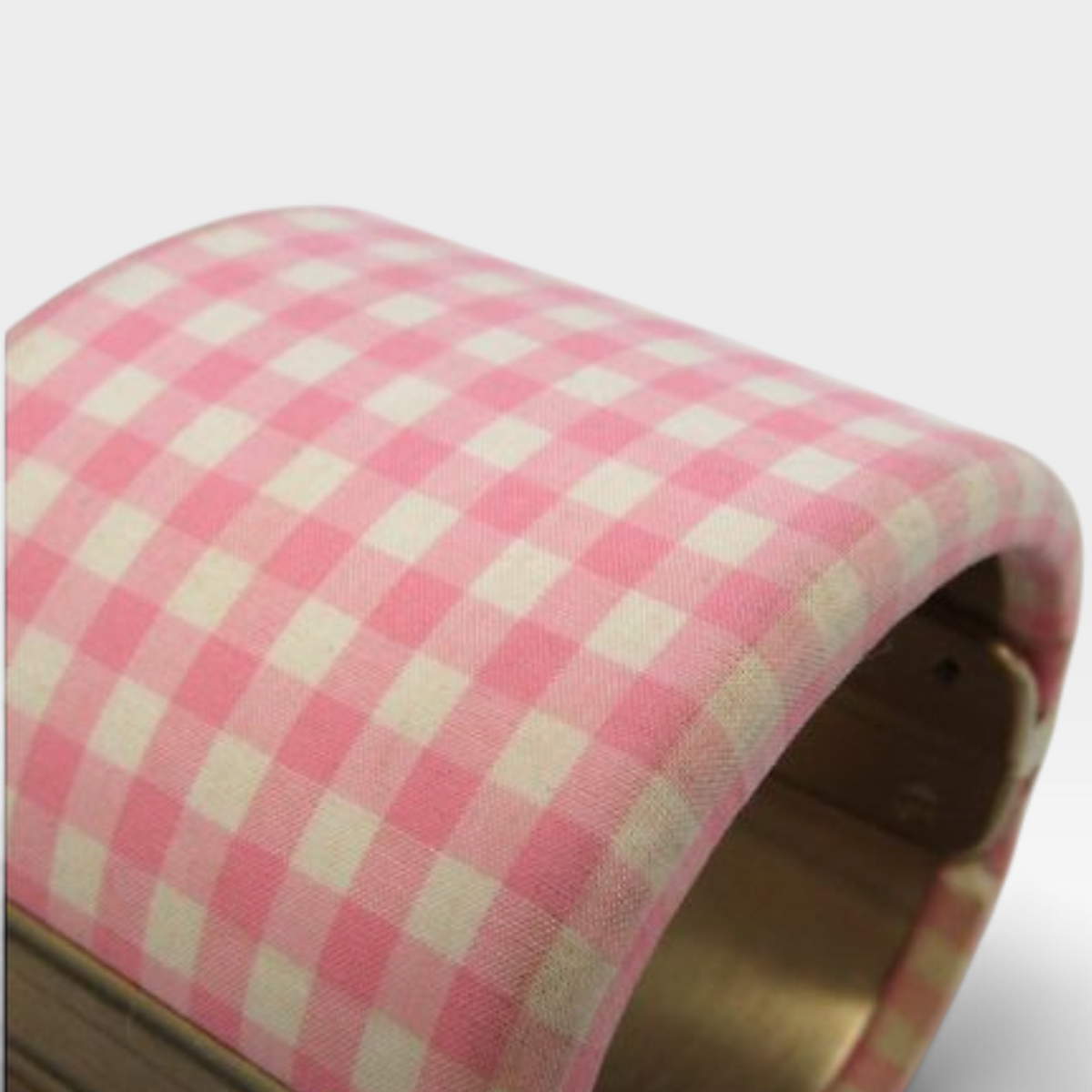 Chanel Gingham CC Cuff