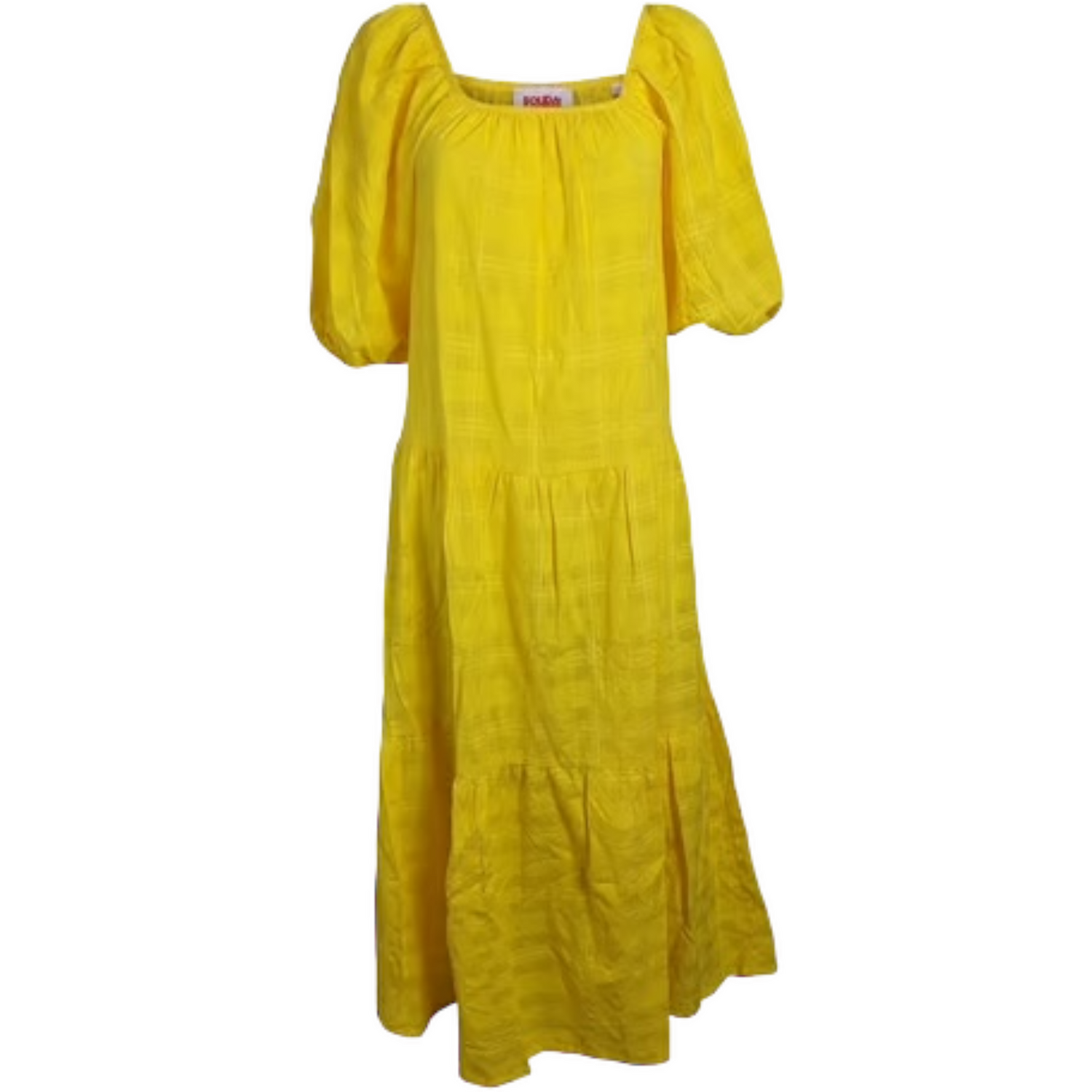 SOLID & STRIPED Solid & Striped Yellow Beach Dress