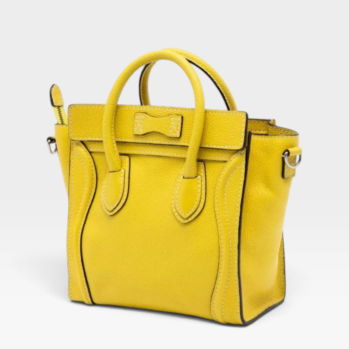 Celine Nano Leather Luggage Tote