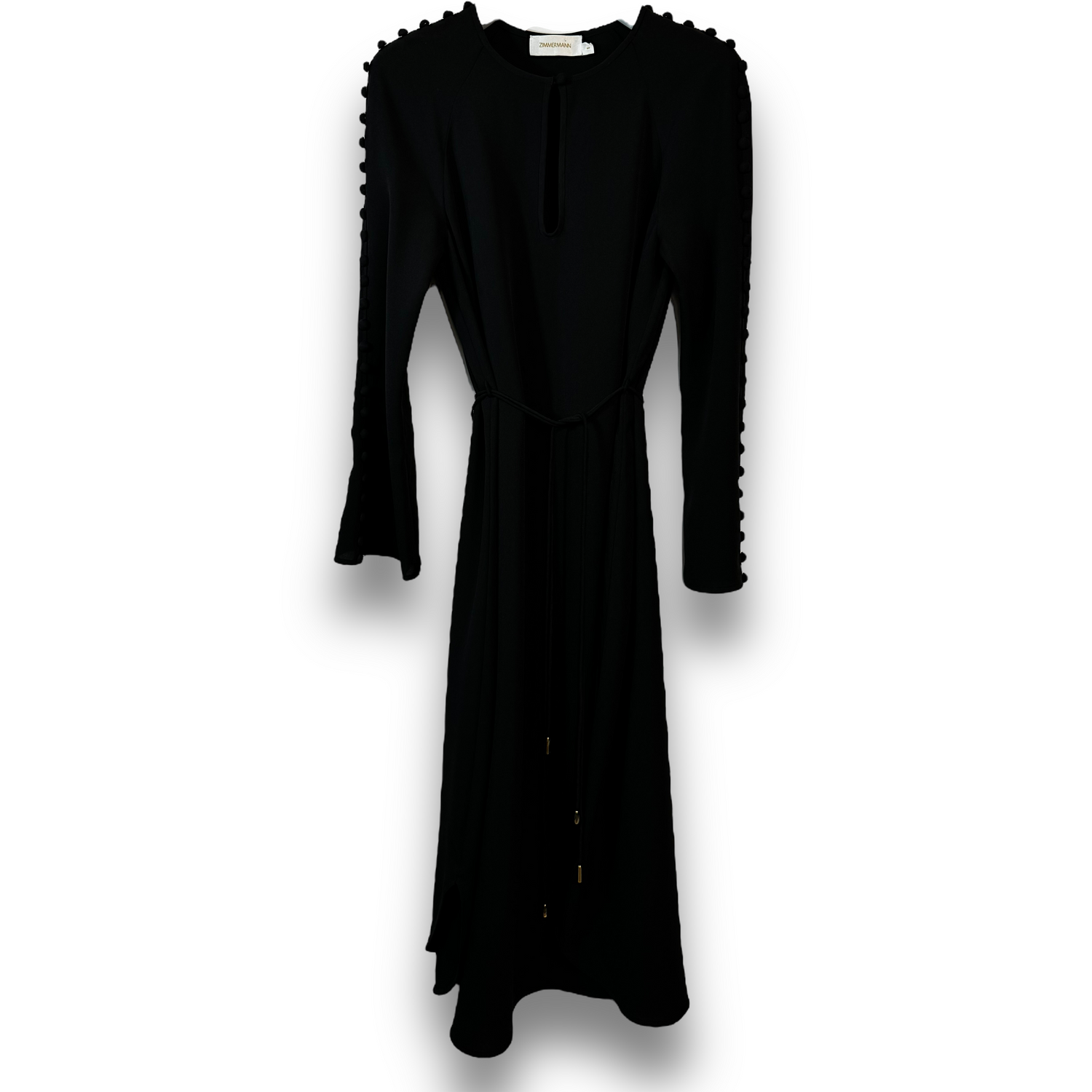 ZIMMERMAN Black Cocktail Dress