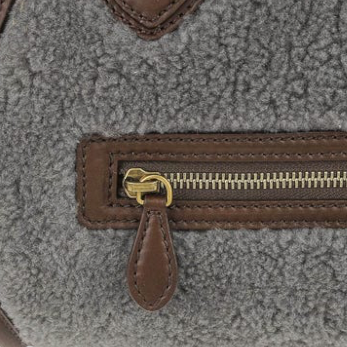 Celine Luggage Shearling Tote
