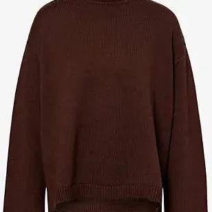 THE FRANKIE SHOP RHEA WOOL & COTTON KNIT