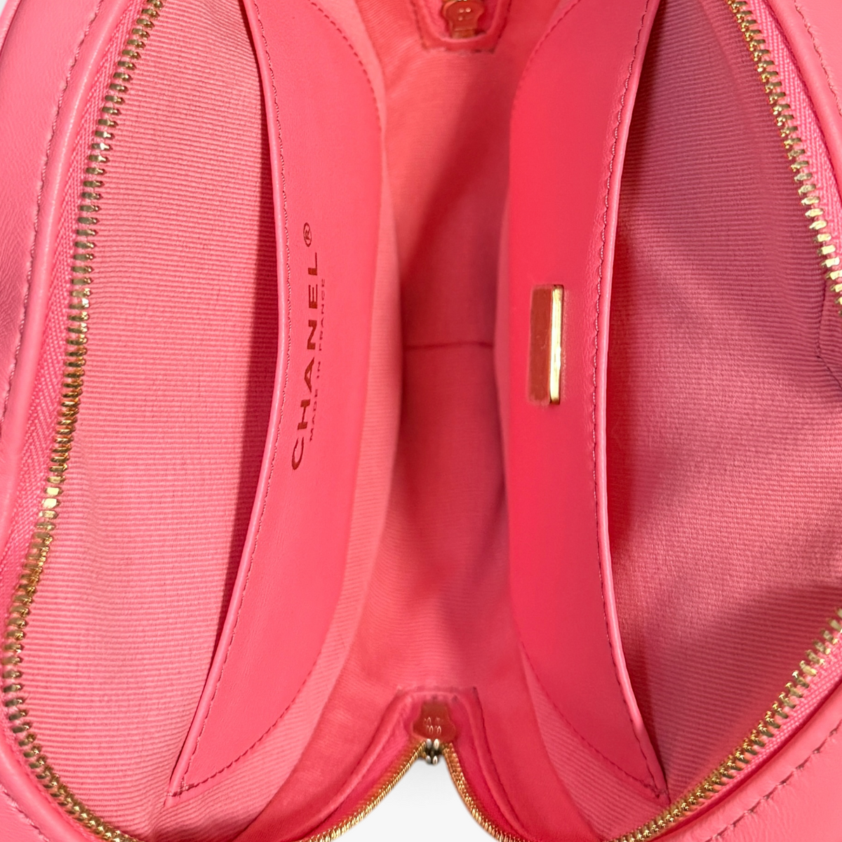 Chanel Heart Bag - Coral Pink Quilted Leather, Gold Hardware