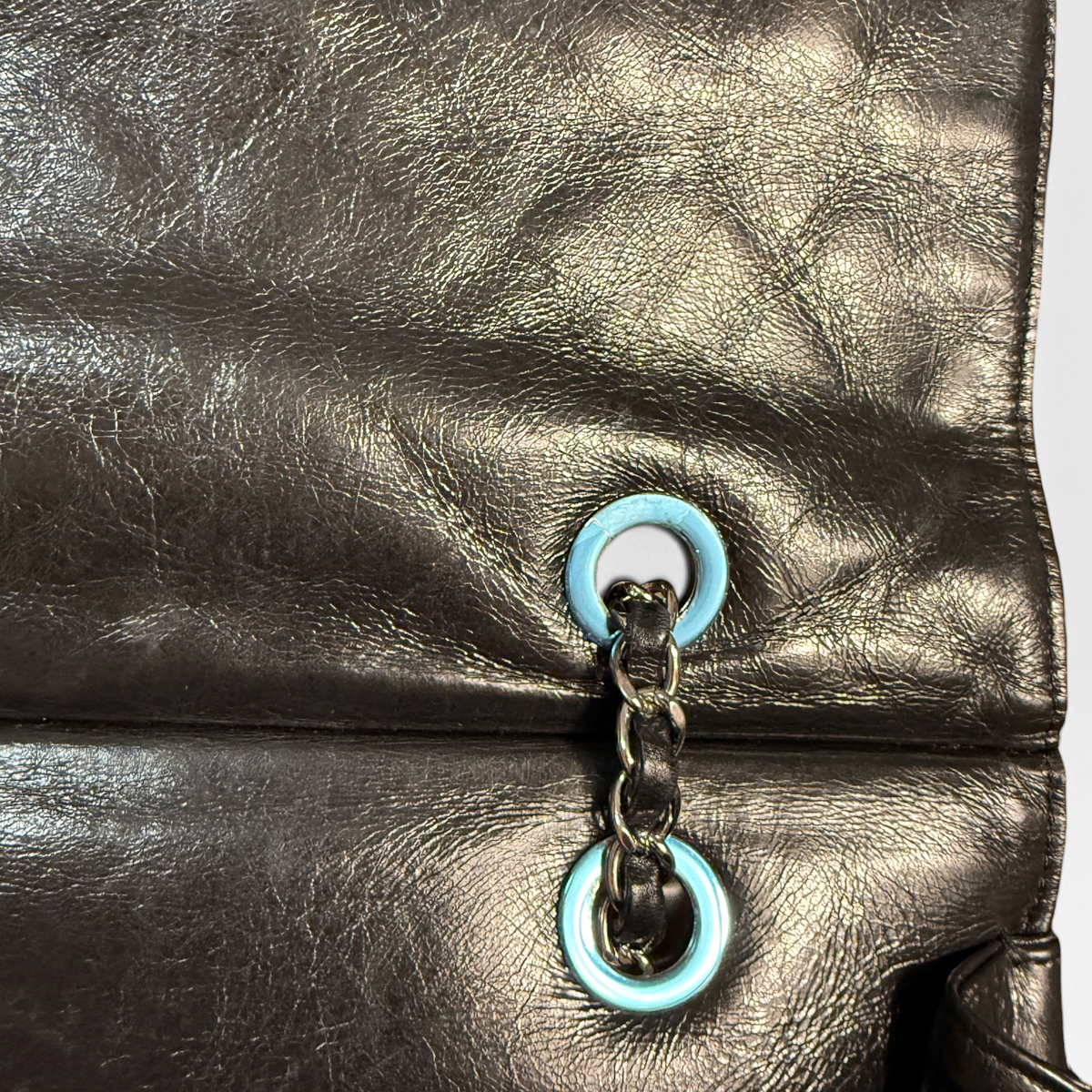 Chanel CC Delivery Bag - Black Quilted Leather, Gunmetal Hardware